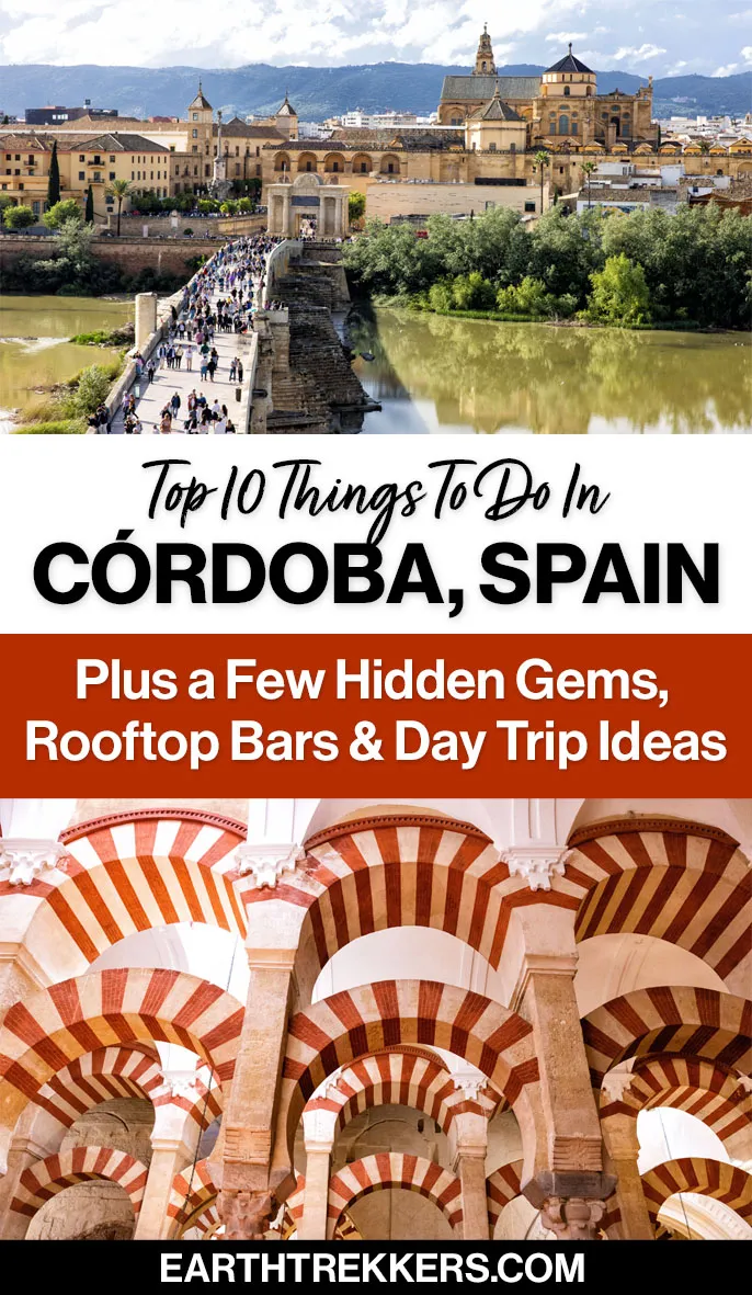 Best things to do in Córdoba, Andalusia, Spain. Visit the Córdoba Mosque-Cathedral, Roman Bridge, the Alcazar, Game of Thrones filming sites and flower-filled patios.