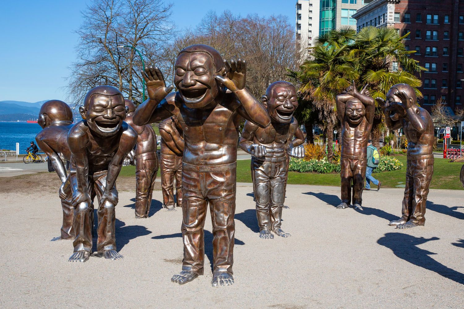 Laughing Statues Vancouver