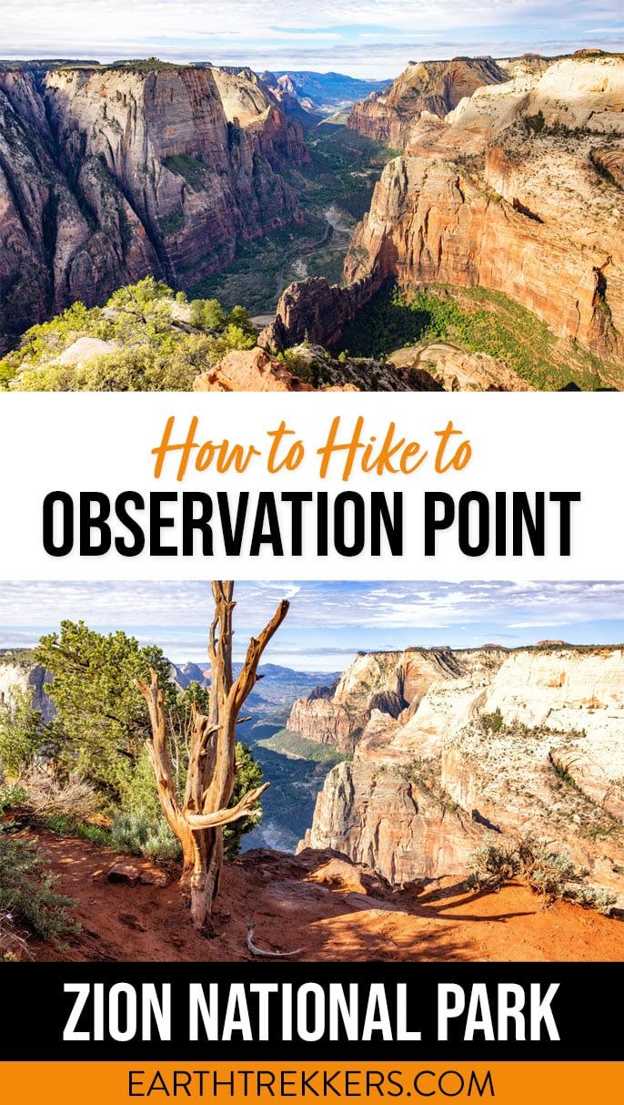 Observation Point is one of the best hikes in Zion National Park. Here's how to do it, with driving routes and trail routes.