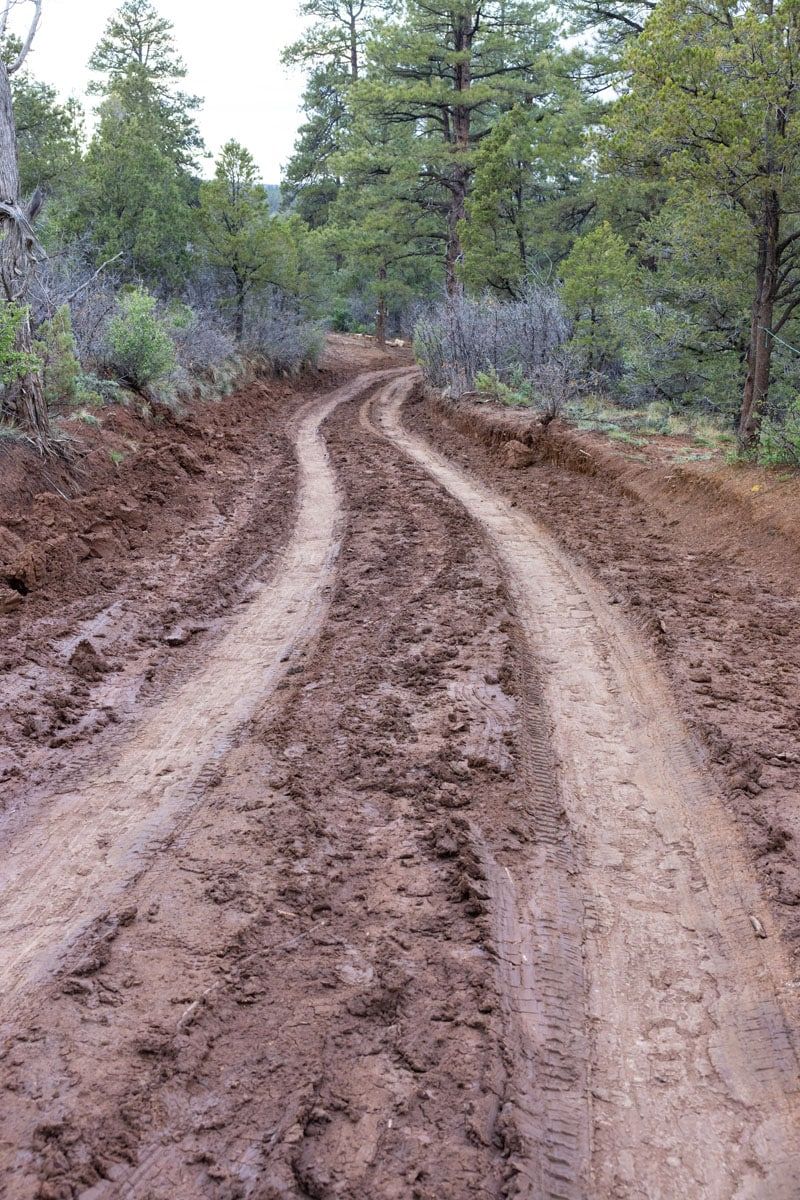 Road to East Mesa Trailhead