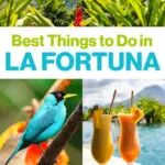 Best things to do in La Fortuna, Costa Rica. Ziplining, canyoning, hiking trails, hot springs, day trips, and so much more.