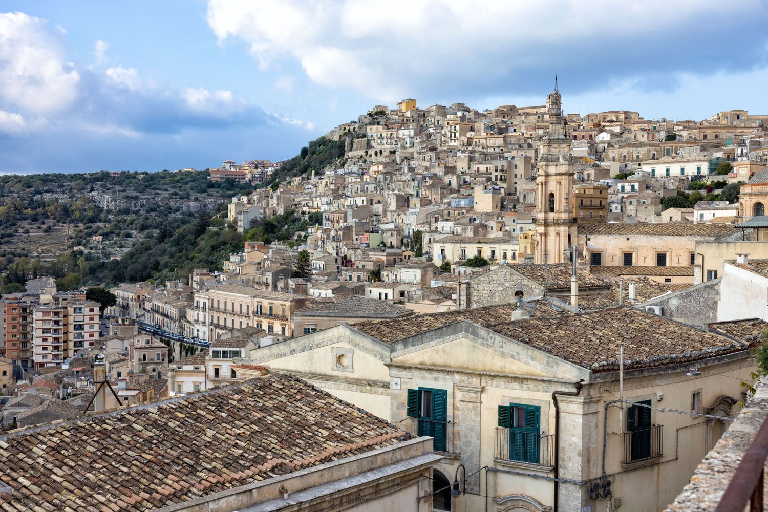 View from Modica Castle