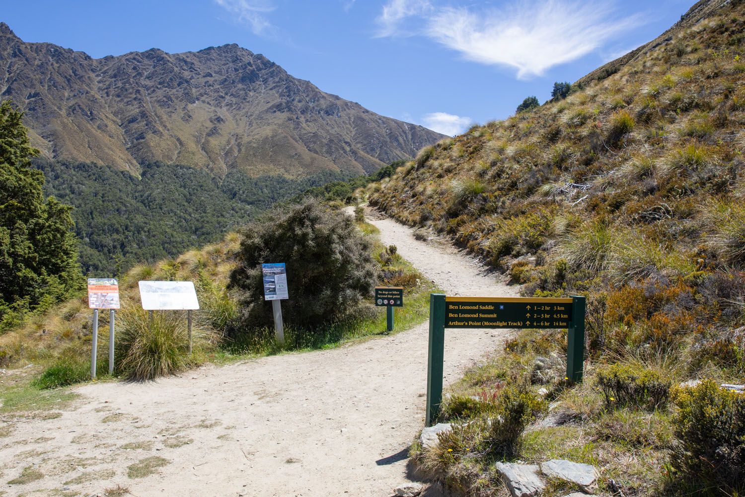 Ben Lomond Track Signs