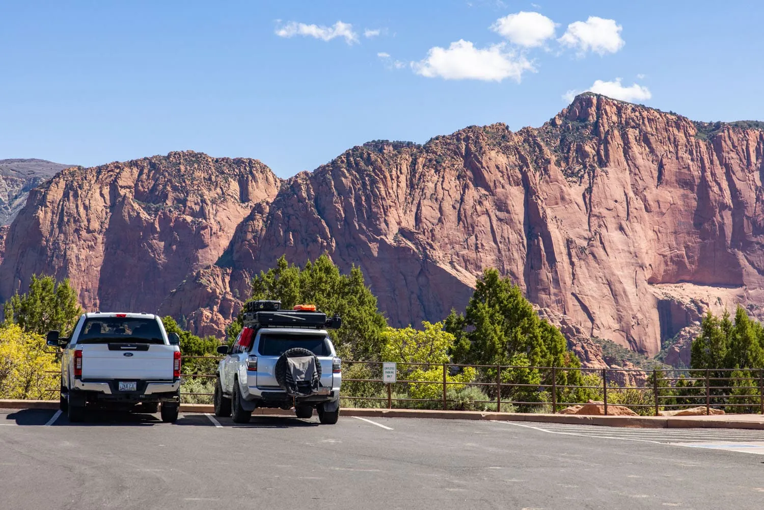 Kolob Canyons Parking Lot