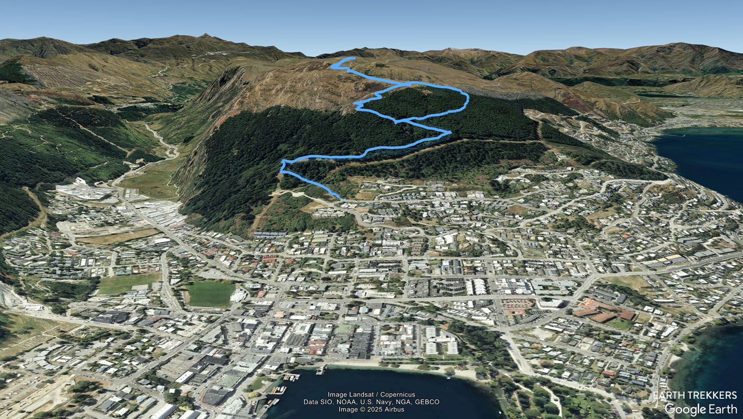 Queenstown Hill Walkway Map