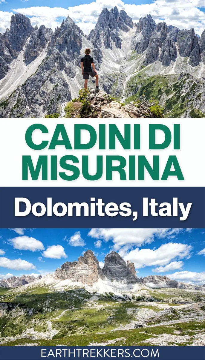 Cadini di Misurina Dolomites Italy Hike