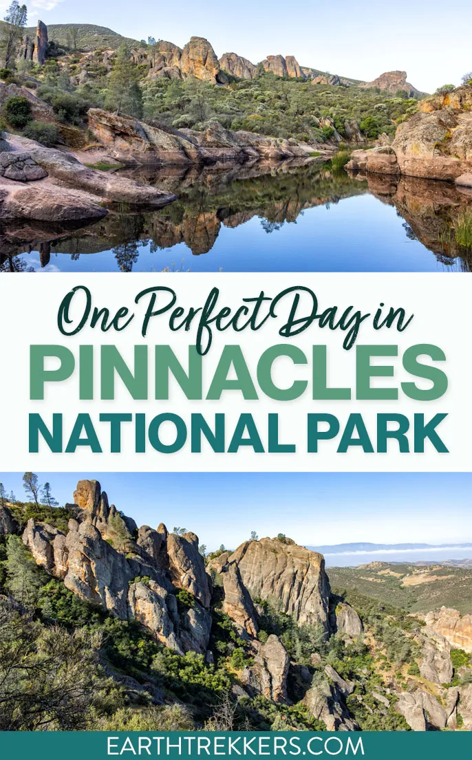 How to spend one day in Pinnacles National Park. Visit Bear Gulch Caves and Reservoir, hike the High Peaks Trail, and more.