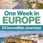 25 one week in Europe itineraries. Visit Paris, Amsterdam, London, Rome, Portugal, Barcelona, Swiss Alps, Greece, and more.