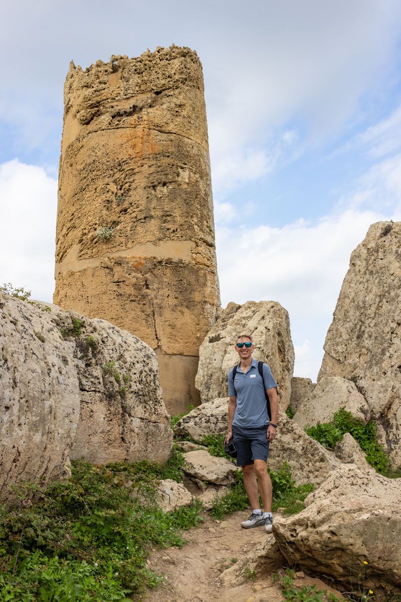 Tim in Selinunte Sicily