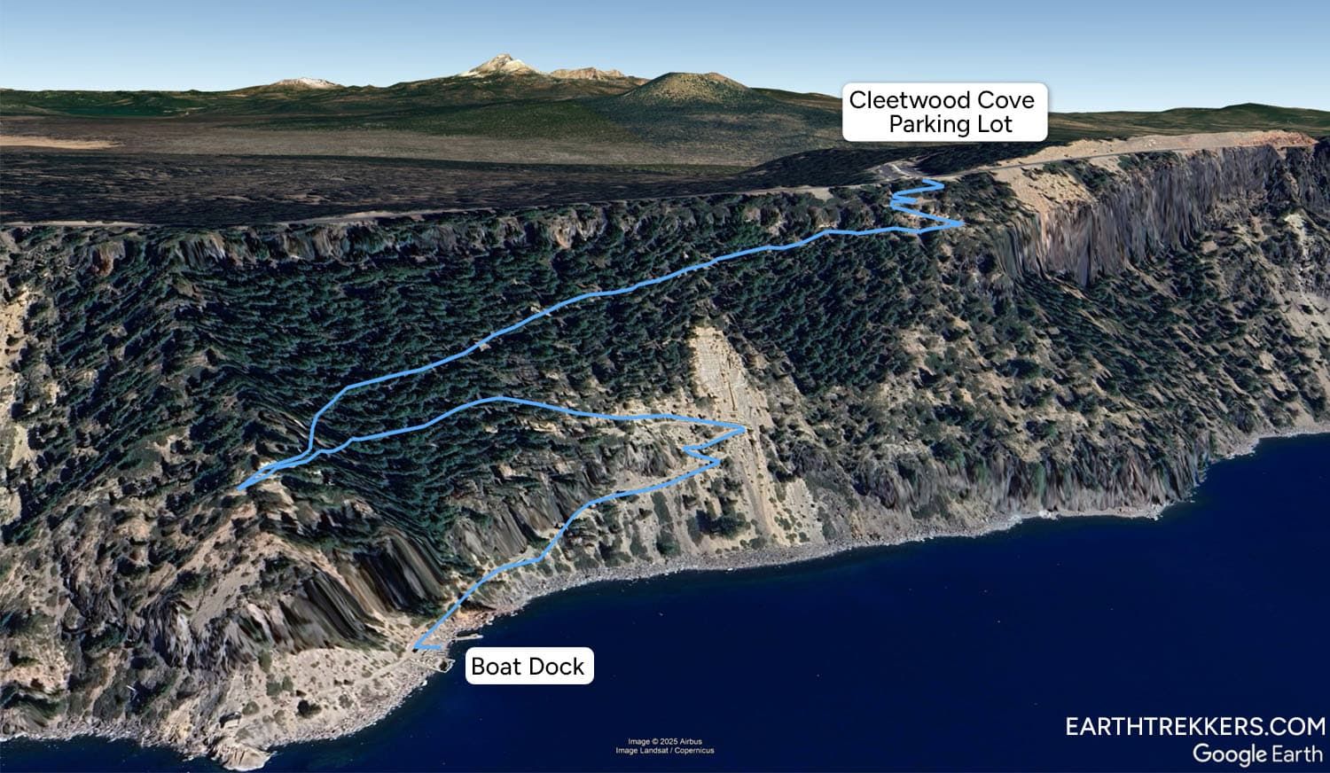 Cleetwood Cove Trail Map