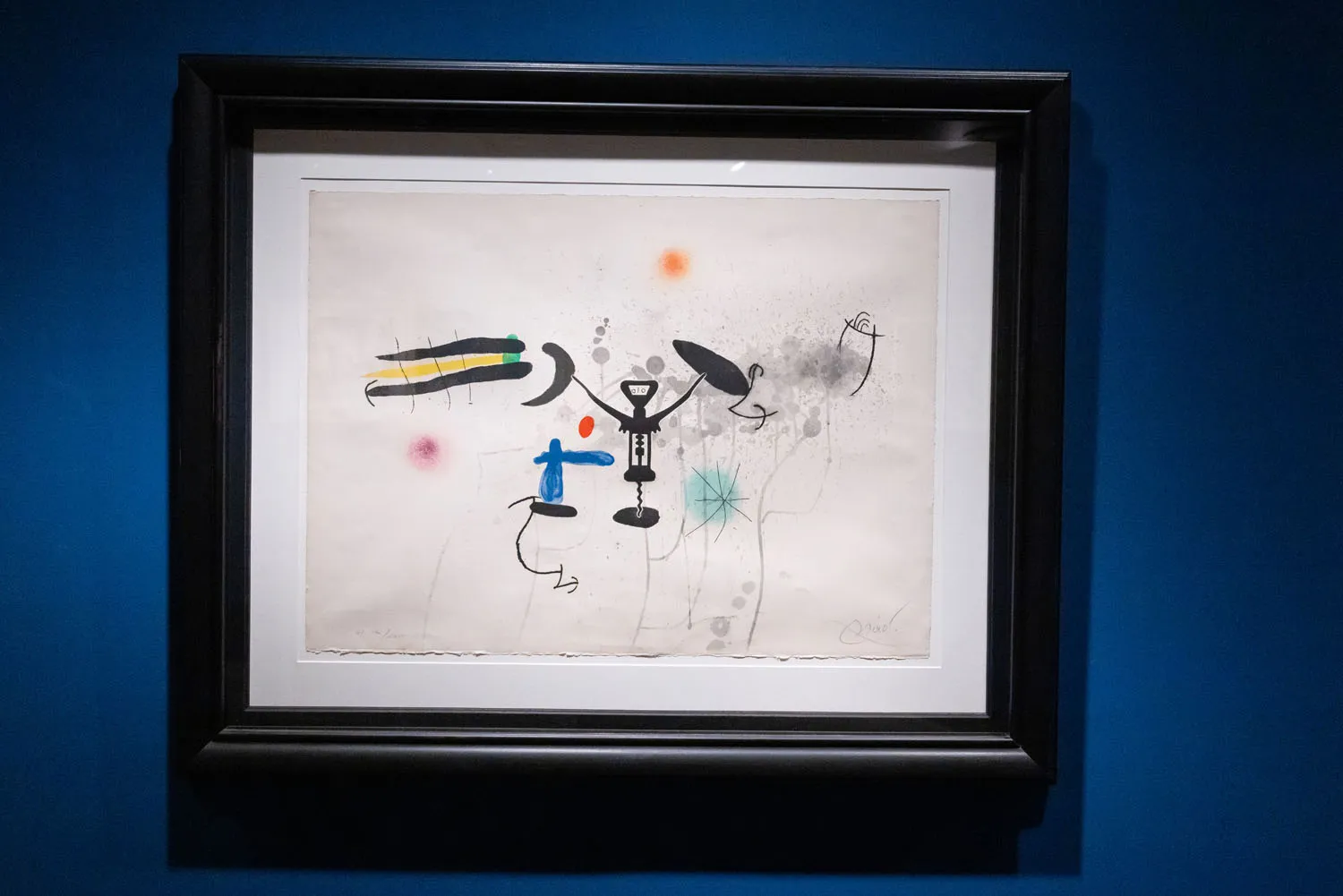 Joan Miro Corkscrew Painting