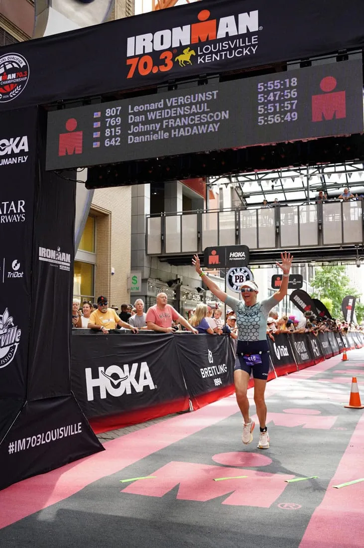 Julie Finish Ironman Louisville