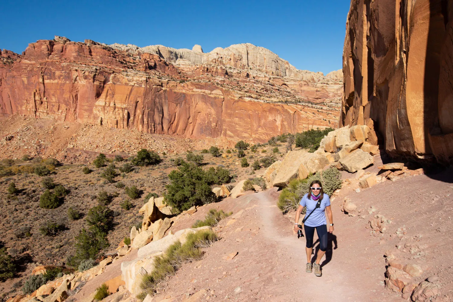 Julie in Capitol Reef