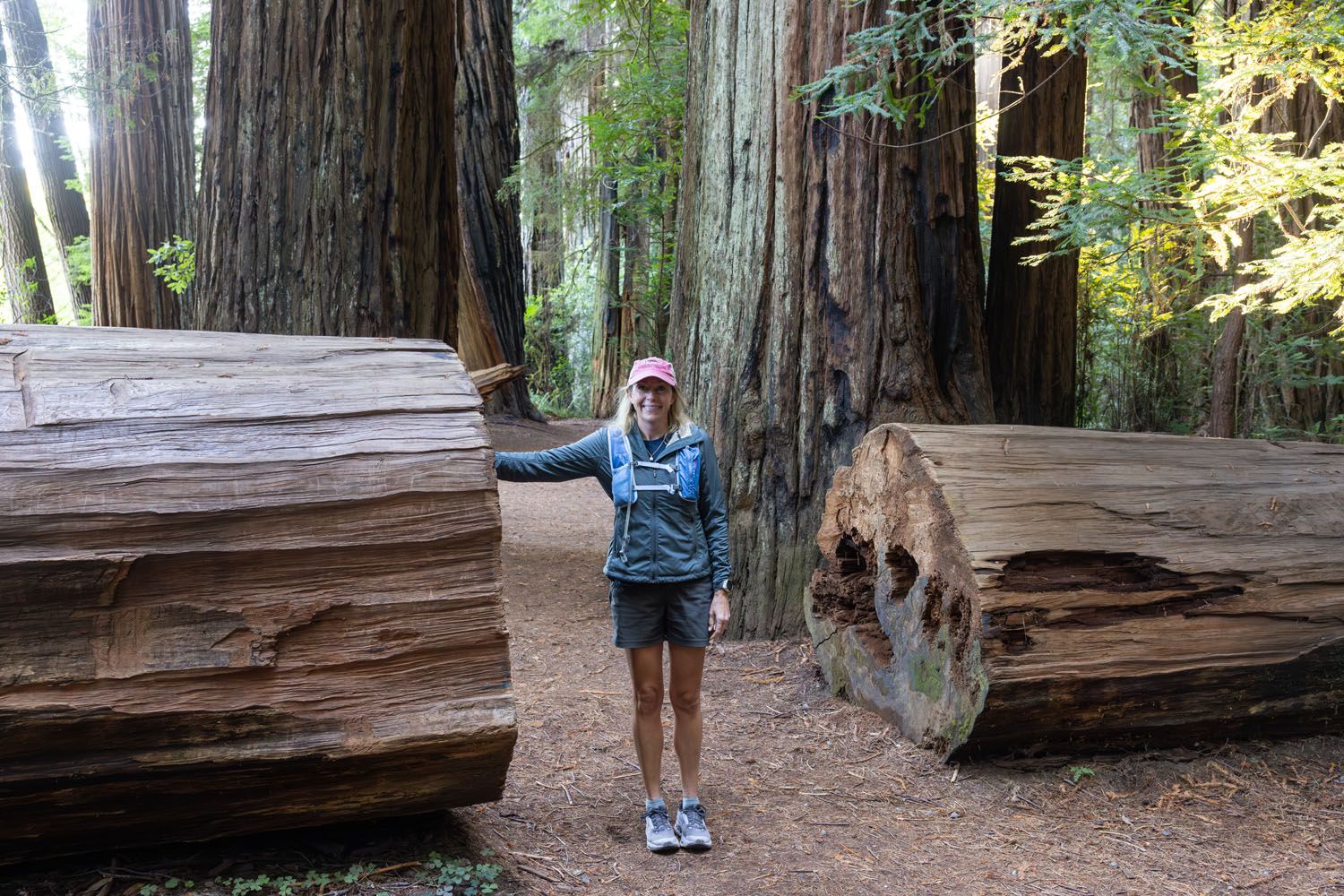 Julie in Redwood National Park