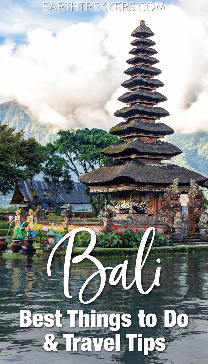 Best things to do in Bali, Indonesia: Ubud, Sacred Monkey Forest Sanctuary, Nusa Penida, Tanah Lot, Mount Batur.