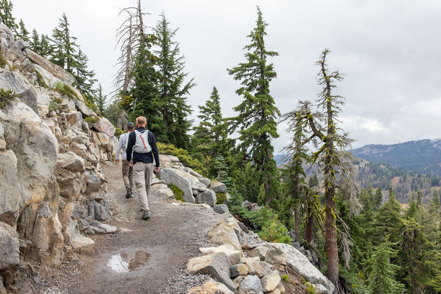 Tim and Tyler on the Trail