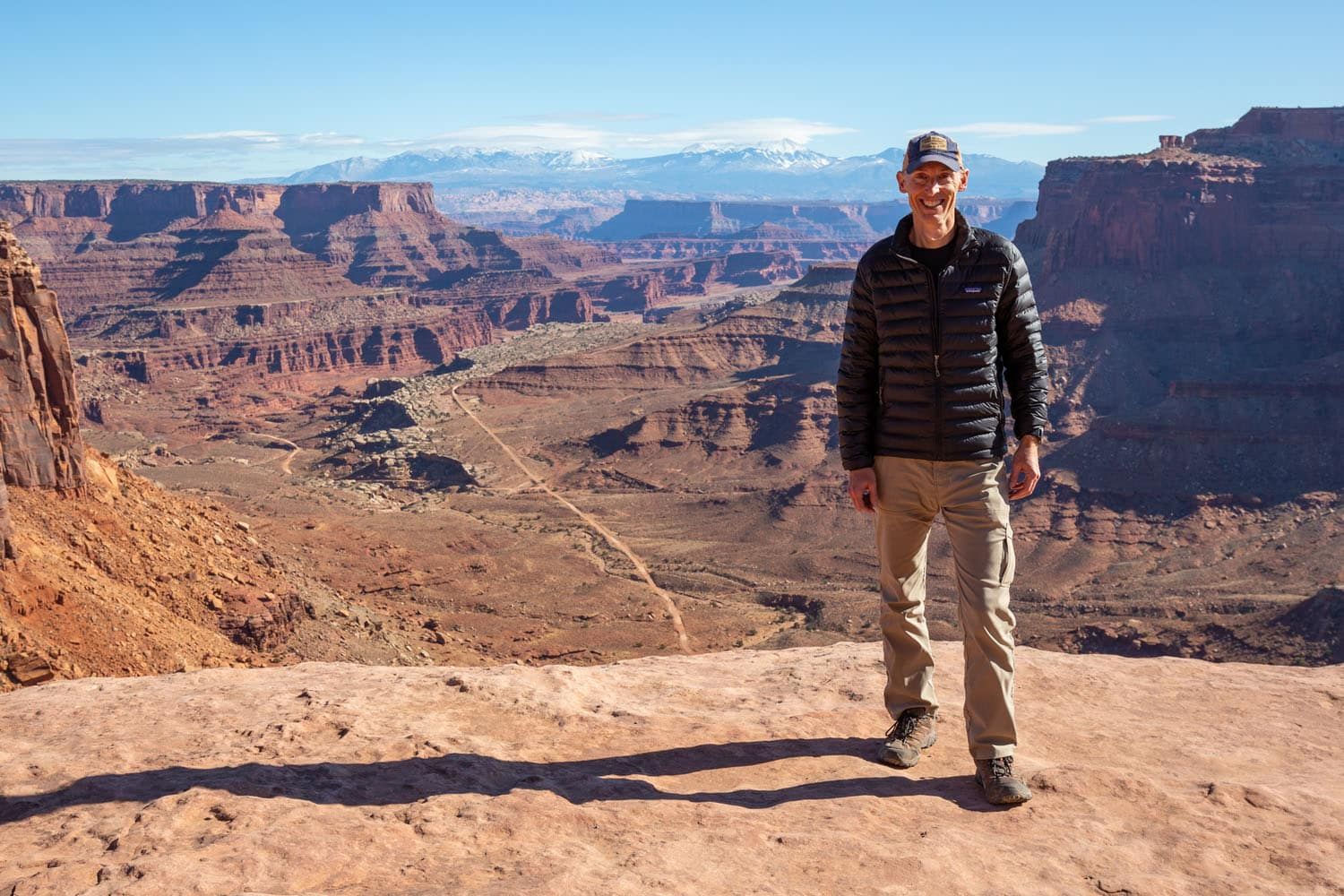 Tim on the White Rim Road Moab