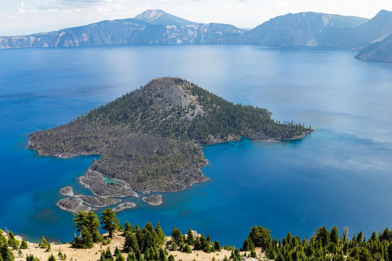 Wizard Island Photo Crater Lake National Park
