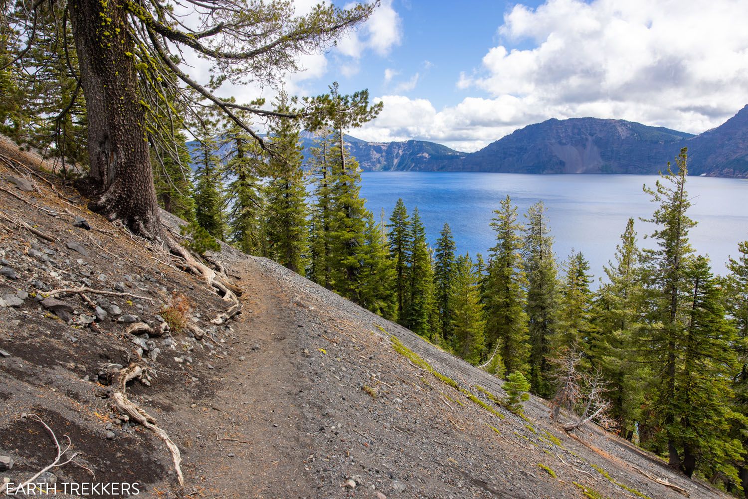 Wizard Island Trail Crater Lake