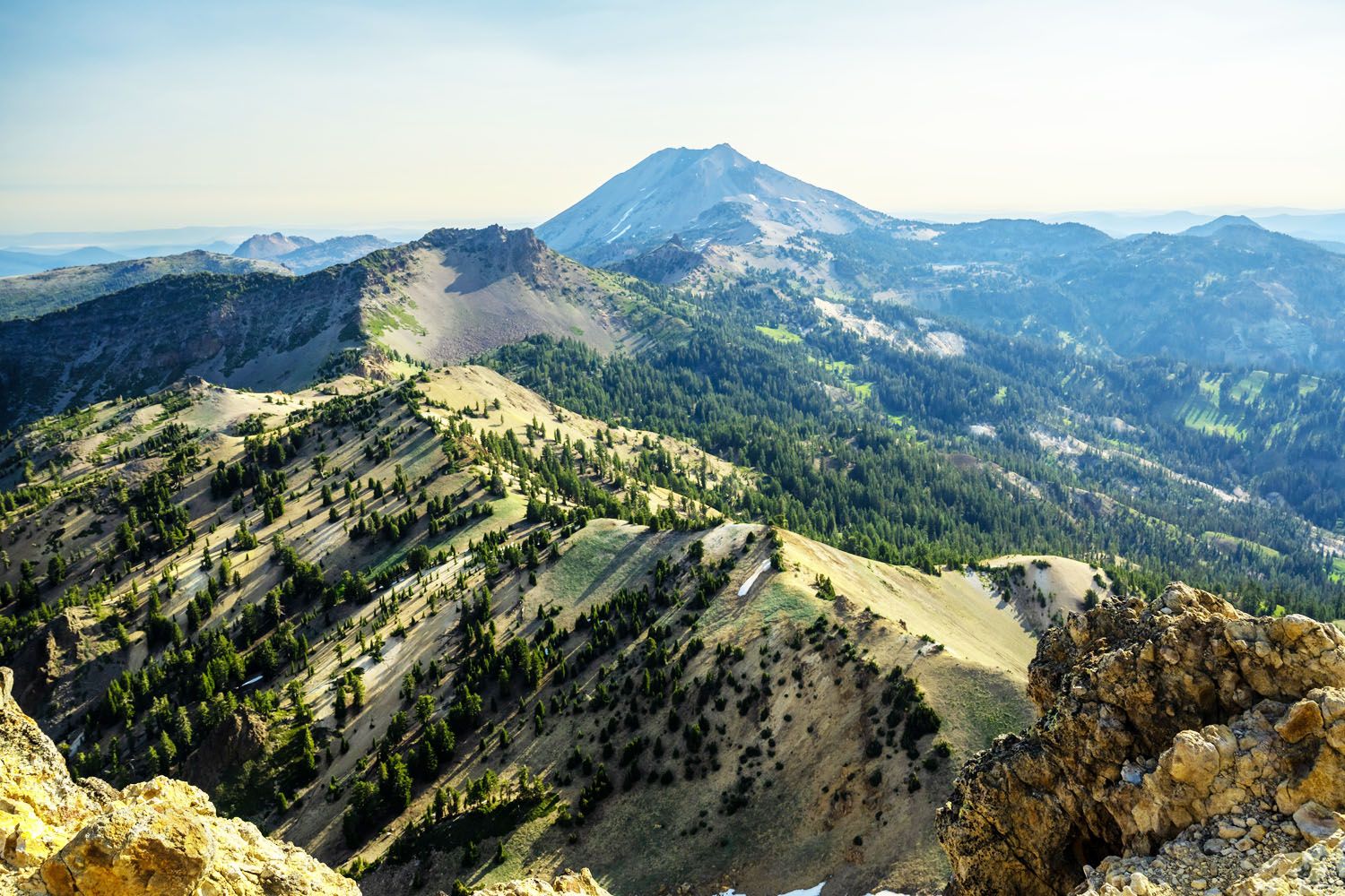 Brokeoff Mountain View Lassen Volcanic