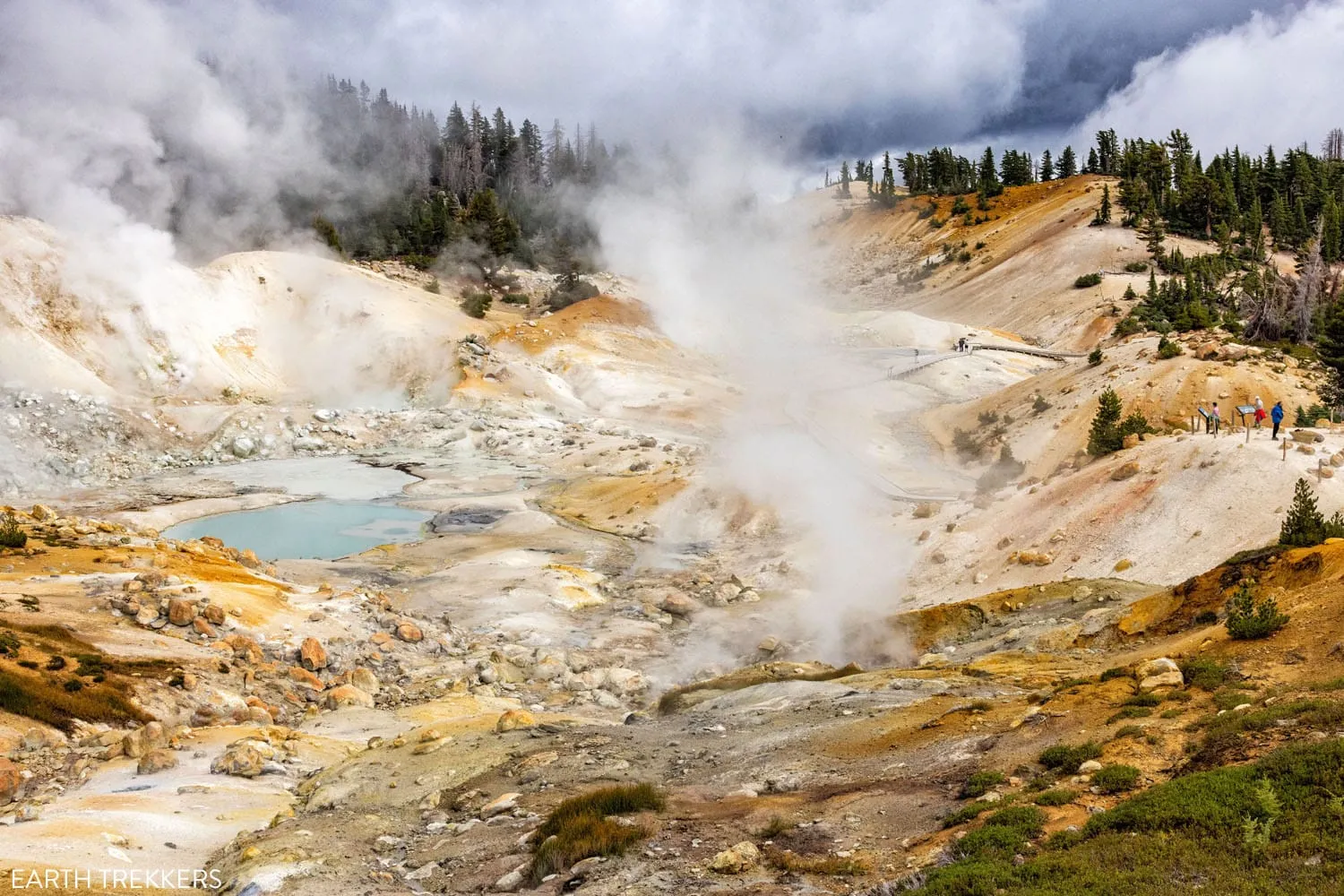 Bumpass Hell in Lassen Volcanic