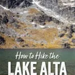 How to hike the Lake Alta Track in The Remarkables, Queenstown, New Zealand. This lake was a filming site for the Lord of the Rings.