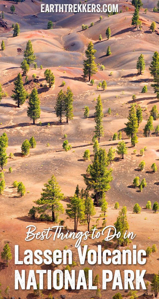 Best things to do in Lassen Volcanic National Park, California. Bumpass Hell, Lassen Peak, Brokeoff Mountain, Cinder Cone, Warner Valley, scenic drives, Lake Helen.