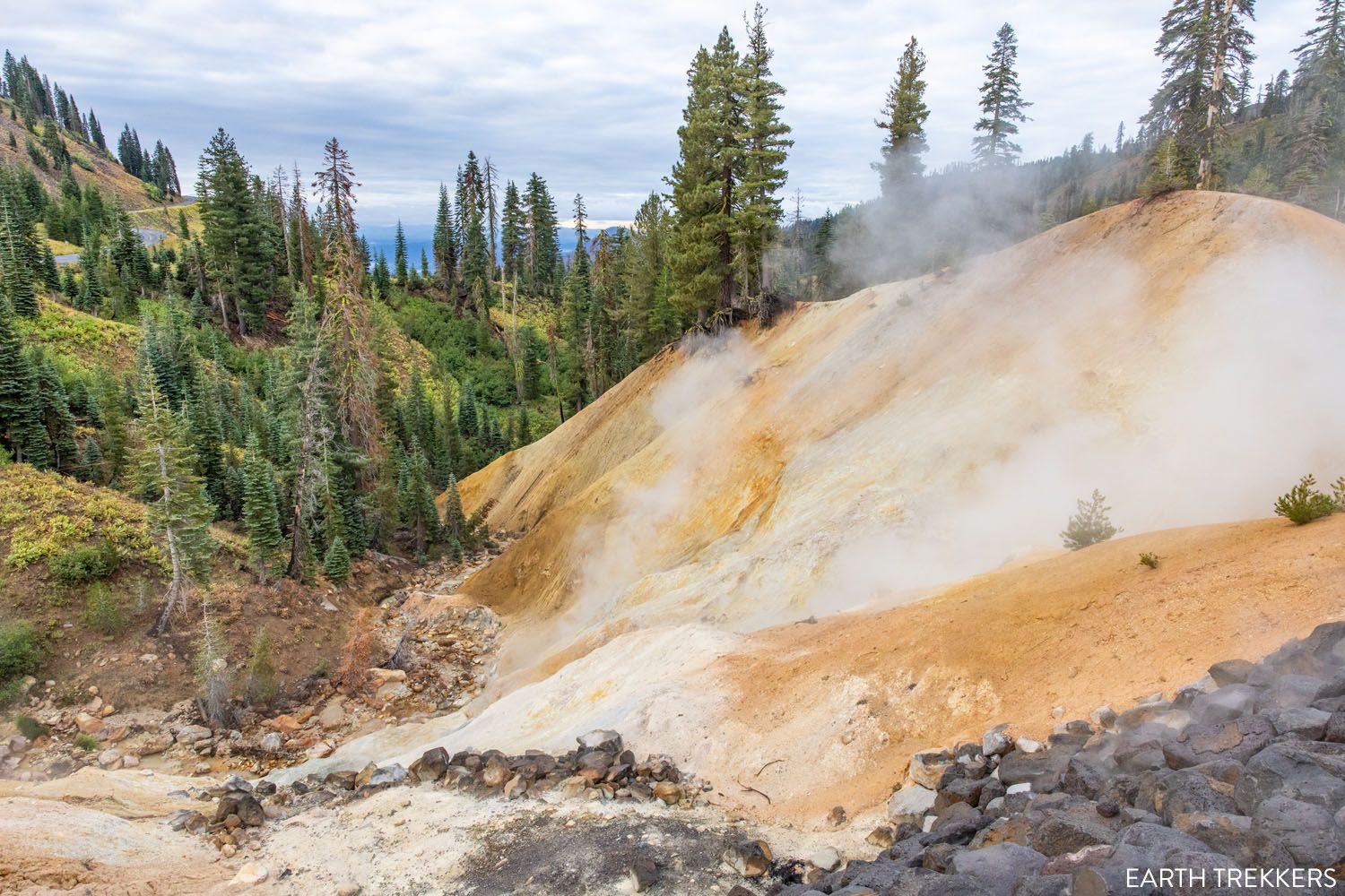 Sulphur Works Lassen Volcanic