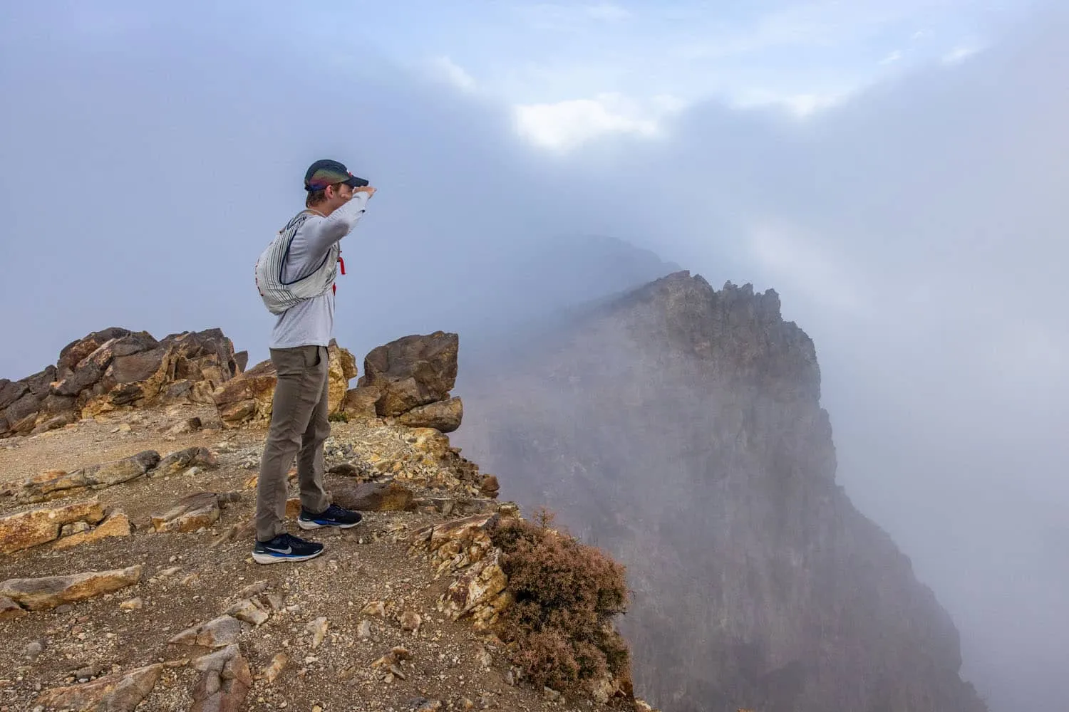 Tyler on Brokeoff Mountain