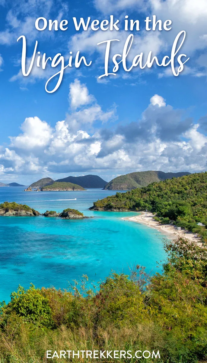 7 day US Virgin Islands itinerary: St. Thomas, St. John, and Virgin Islands National Park.