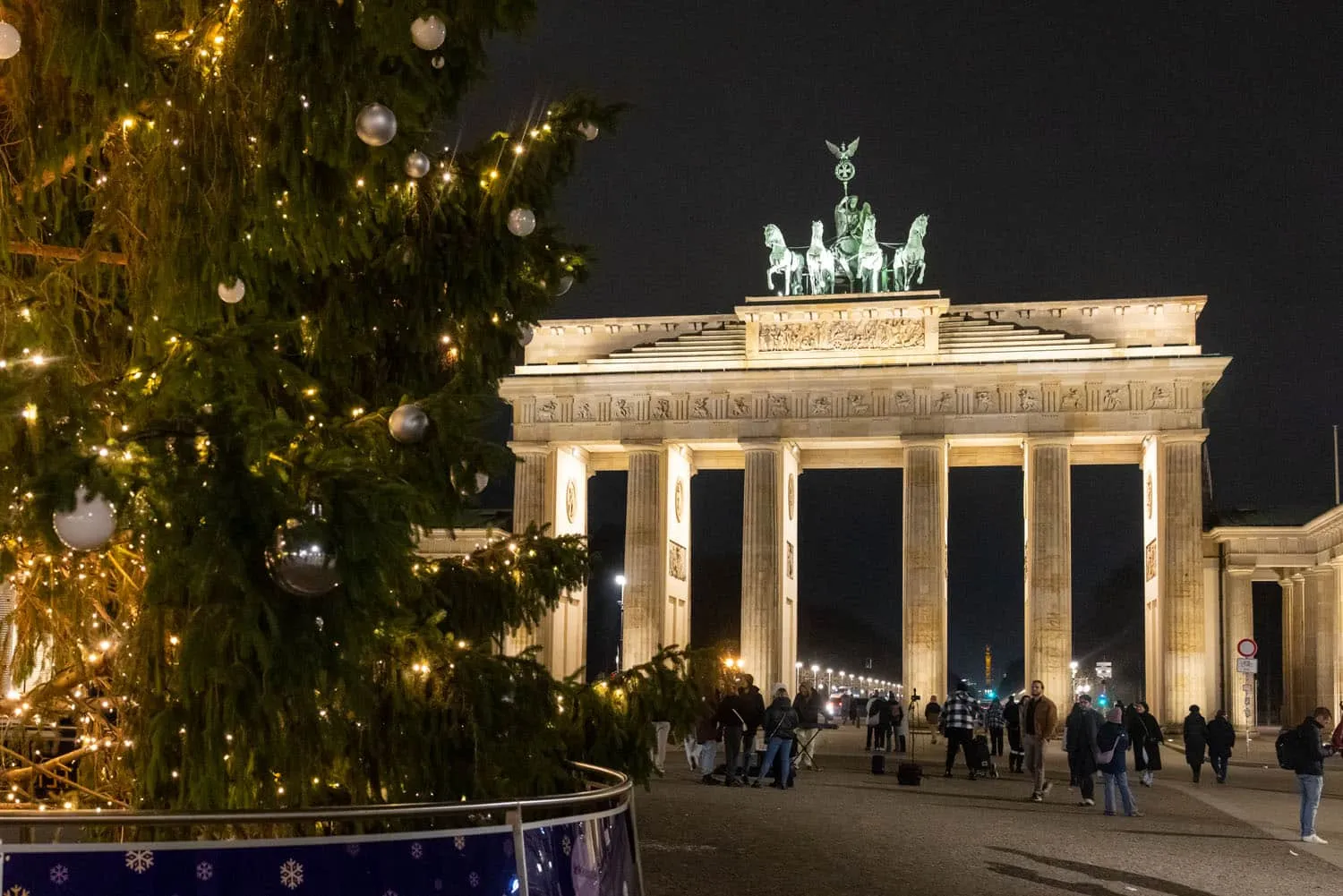 Brandenburg Gate at Christmas