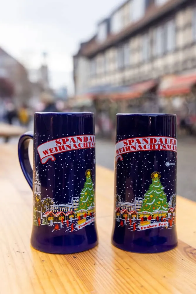 Spandau Christmas Mugs