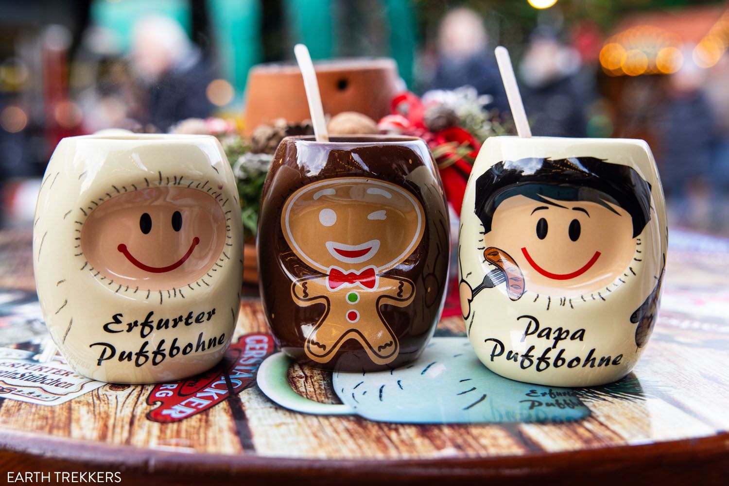 Erfurt Puffbohne Christmas Mugs