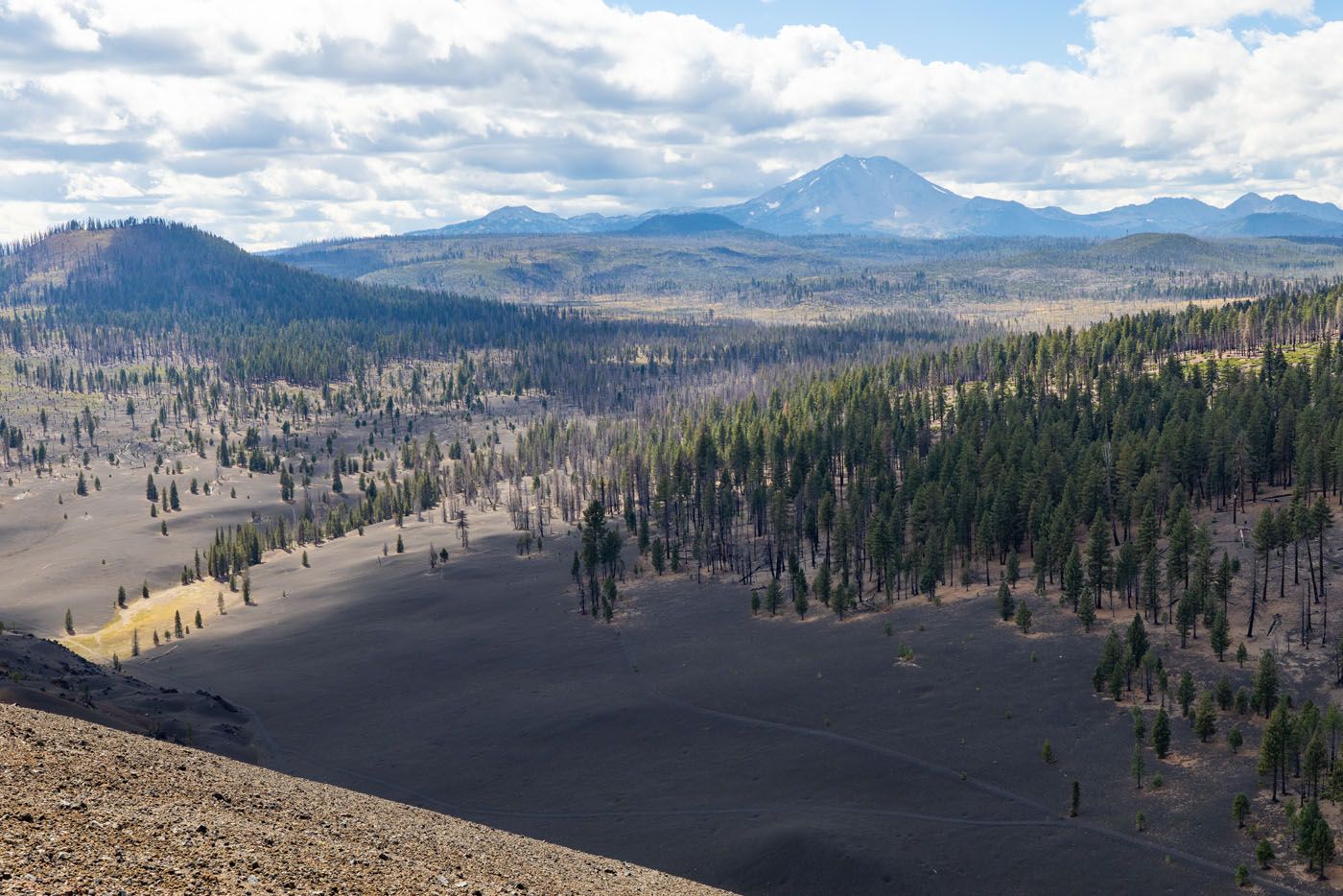 Lassen Peak from Cinder Cone