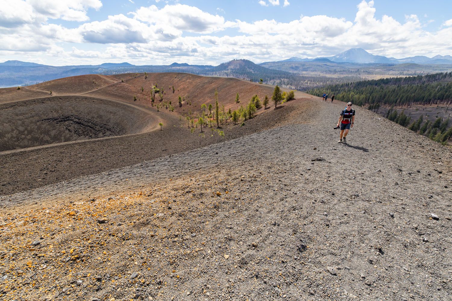 Tyler on Cinder Cone Trail