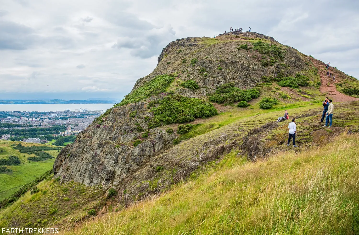 Arthurs Seat, the highest point in Edinburgh Scotland