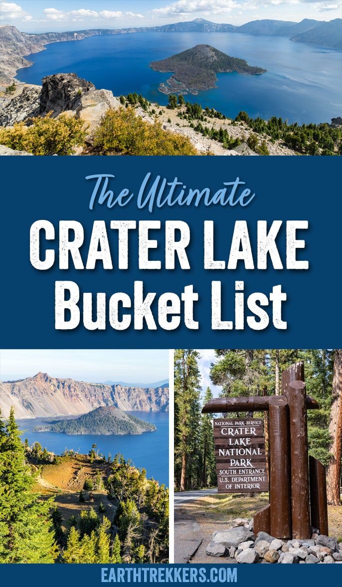 Best things to do in Crater Lake National Park, USA. Watchman Peak, Wizard Island, Garfield Peak, overlooks along Rim Drive, plus how to plan your visit.