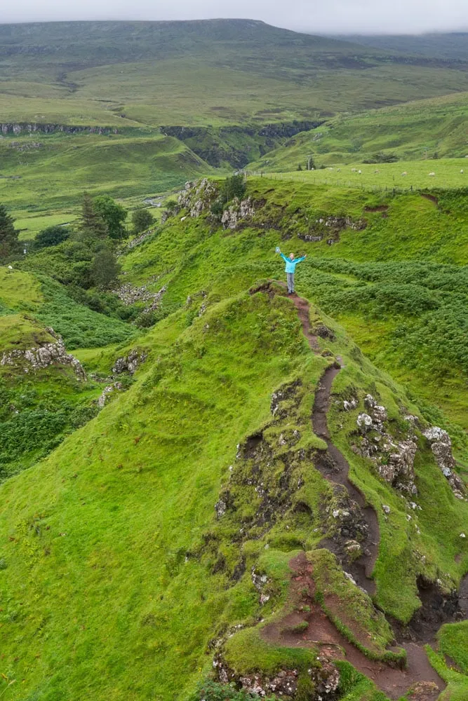 Kara at the Fairy Glen on the Isle of Skye