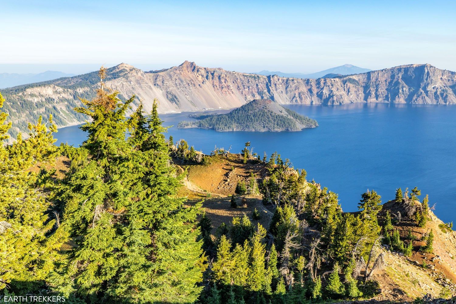 Garfield Peak View Crater Lake