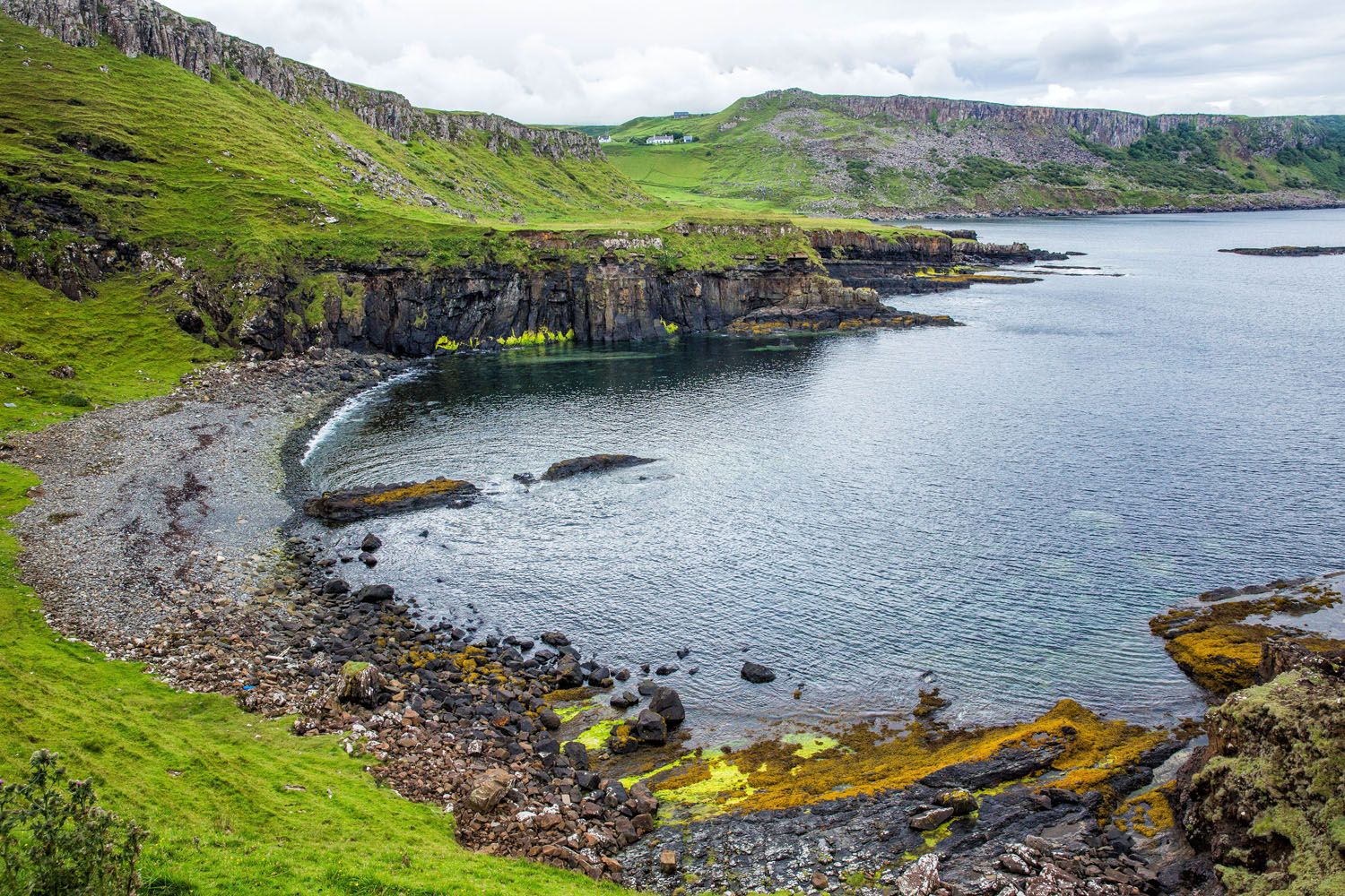 View of the Isle of Skye coast on the trail to Brothers Point