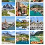 10 Day northern Italy itinerary with Venice, the Dolomites, Verona, Milan, Lake Garda, Lake Como, and Bellagio.