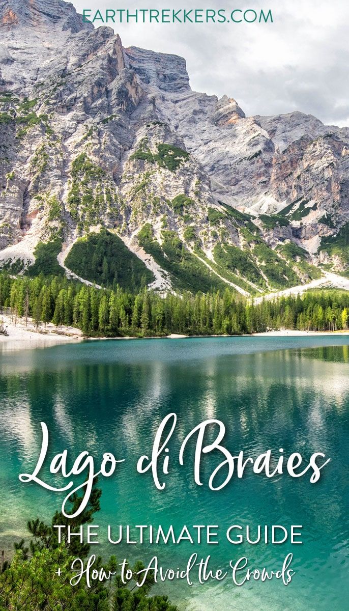 How to visit Lago di Braies, one of the most beautiful lakes in the Dolomites, Italy.