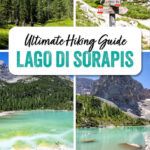 How to hike to Lago Sorapis in the Dolomites, Italy. Best hiking routes, photos, map, and helpful tips.