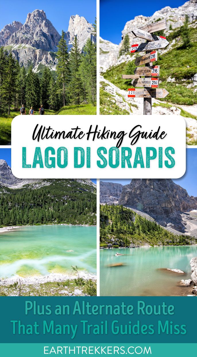 How to hike to Lago Sorapis in the Dolomites, Italy. Best hiking routes, photos, map, and helpful tips.