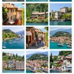 Lake Como, Italy travel guide. How to day trip to Lake Como, Bellagio, and Varenna from Milan or Lugano.