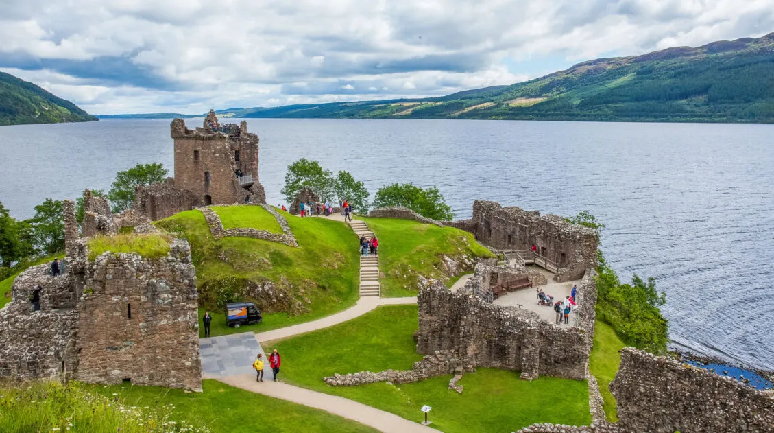 Loch Ness Urquhart Castle Scotland