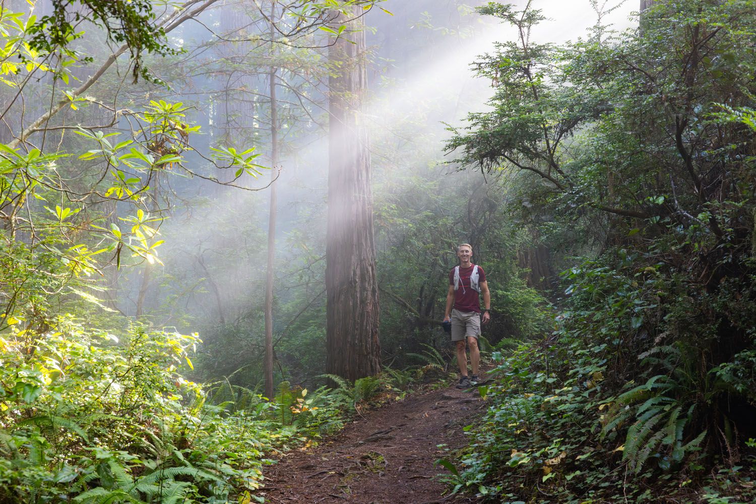 Tim on Damnation Creek Trail