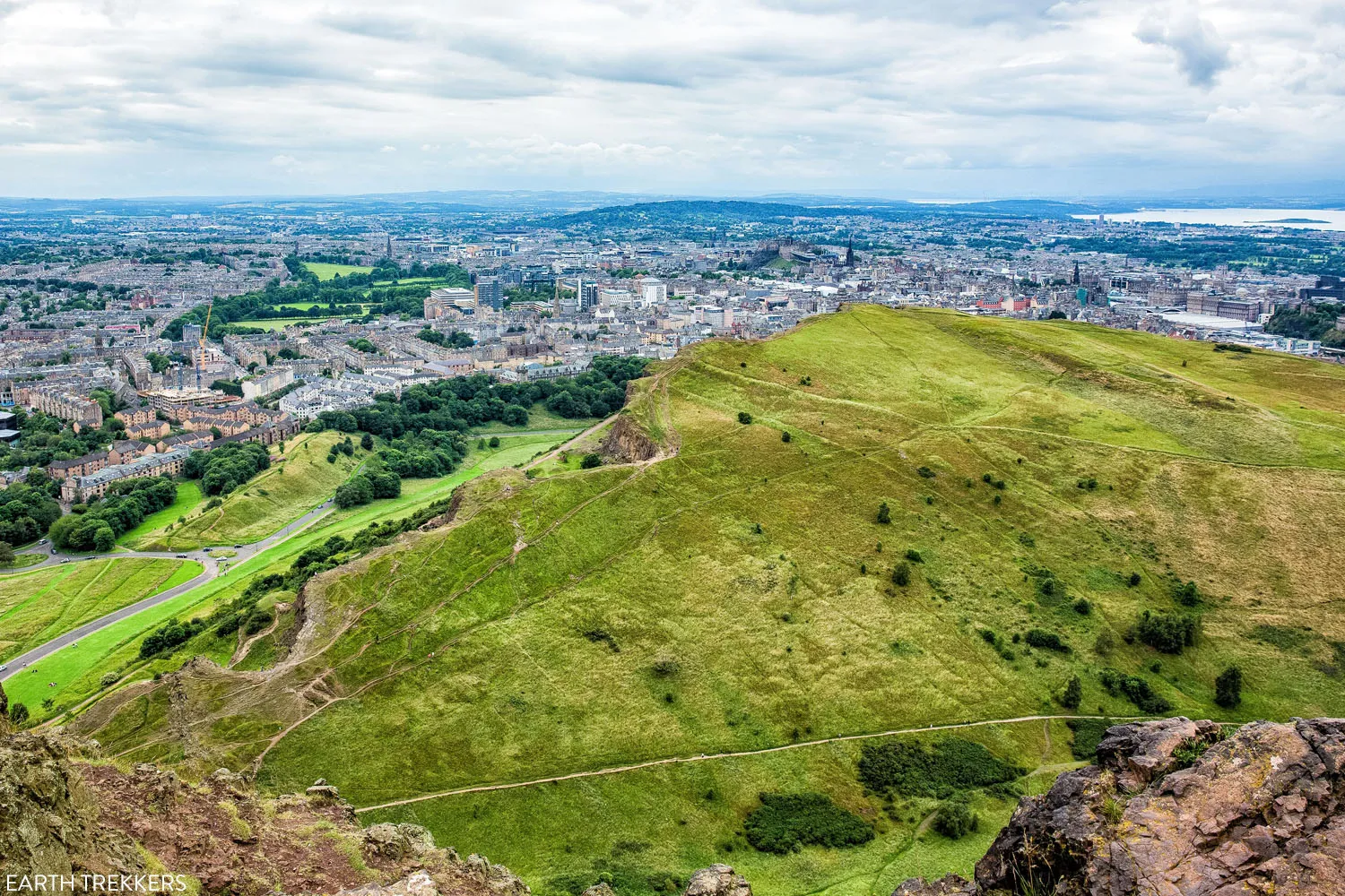 View from Arthurs Seat Edinburgh