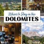 Best places to stay in the Dolomites, organized by location and travel style. Best hotels in Cortina d'Ampezzo, Selva di Val Gardena, Ortisei, and Alta Badia.