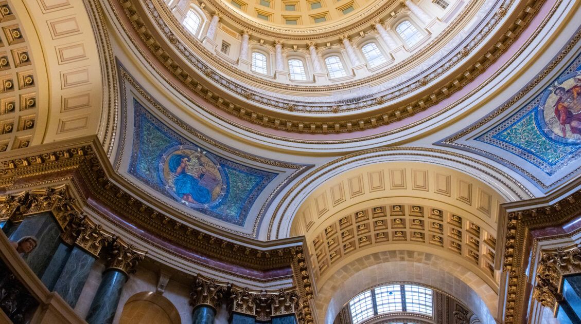 Inside the Capitol Building in Madison Wisconsin
